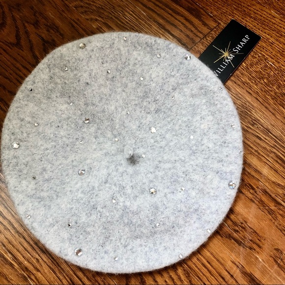 NWT - Light Gray Crystal Beret ✨ - Picture 4 of 8